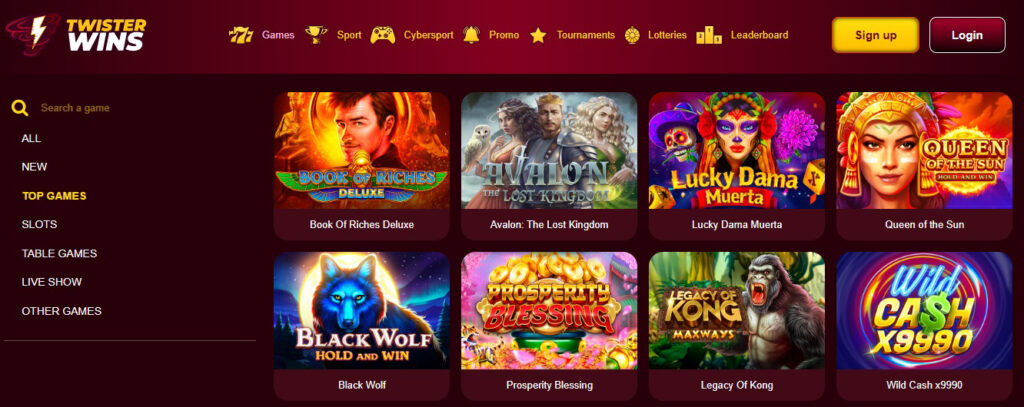 Twister Wins Casino Registration Process 24